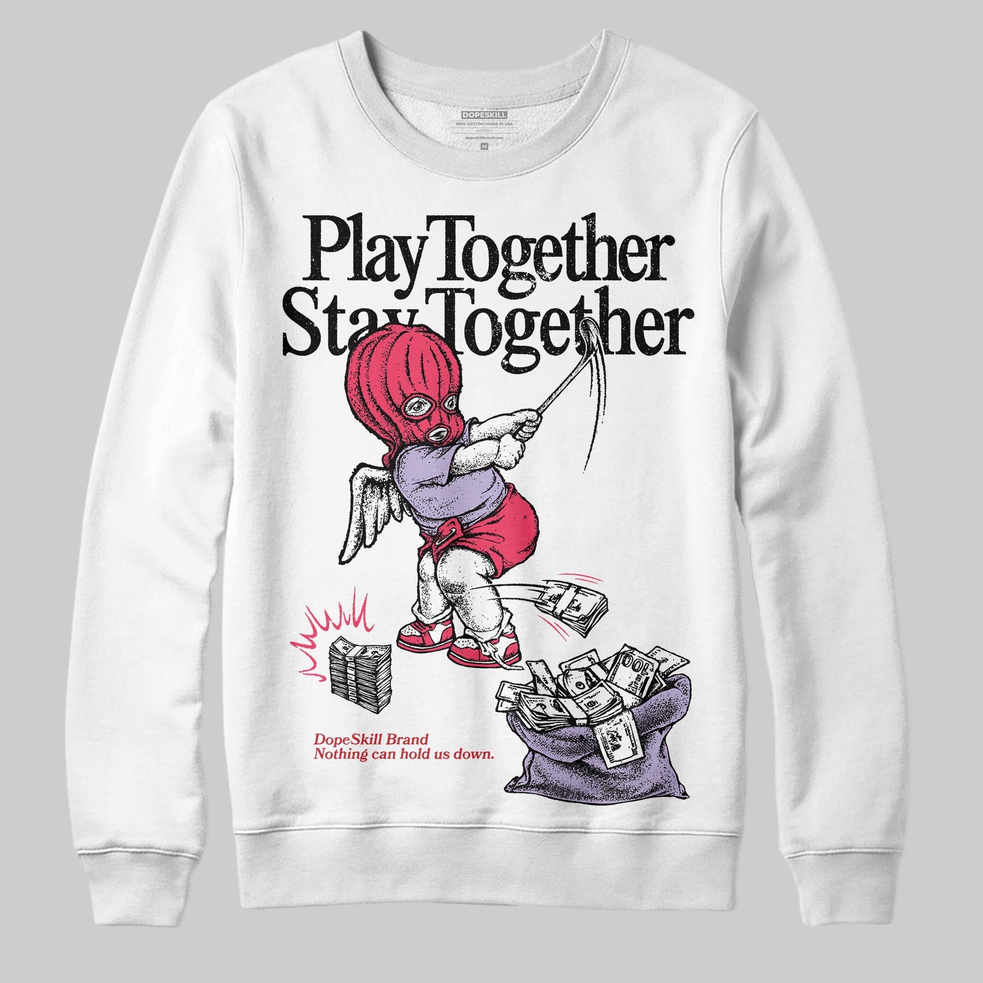 Peanut Butter Jelly 5s superstreetwear Sweatshirt Play together,Stay together Graphic