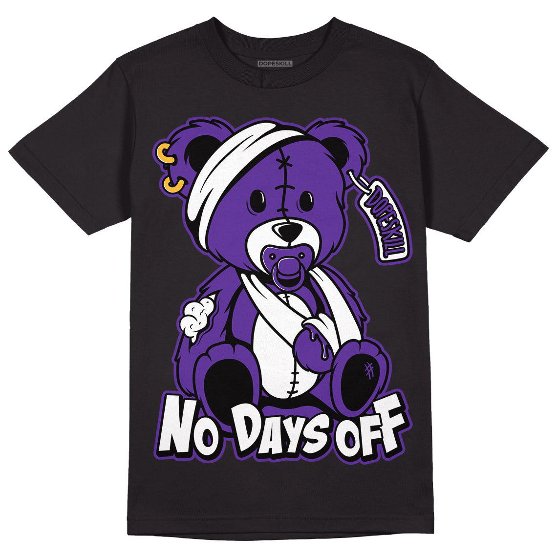 PURPLE Collection superstreetwear T-Shirt Hurt Bear Graphic
