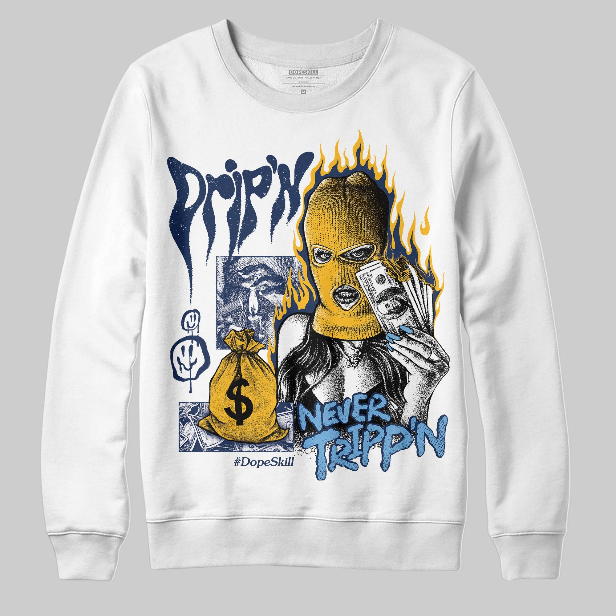 Retro Dunk From Above 4s superstreetwear Sweatshirt Drip'n Never Tripp'n Graphic