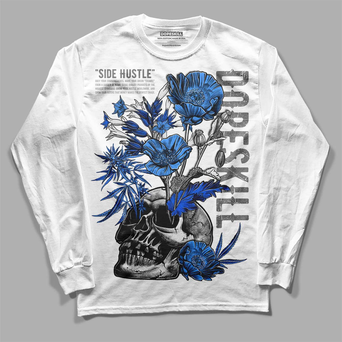 Stealth 12s superstreetwear Long Sleeve T-Shirt Side Hustle Graphic