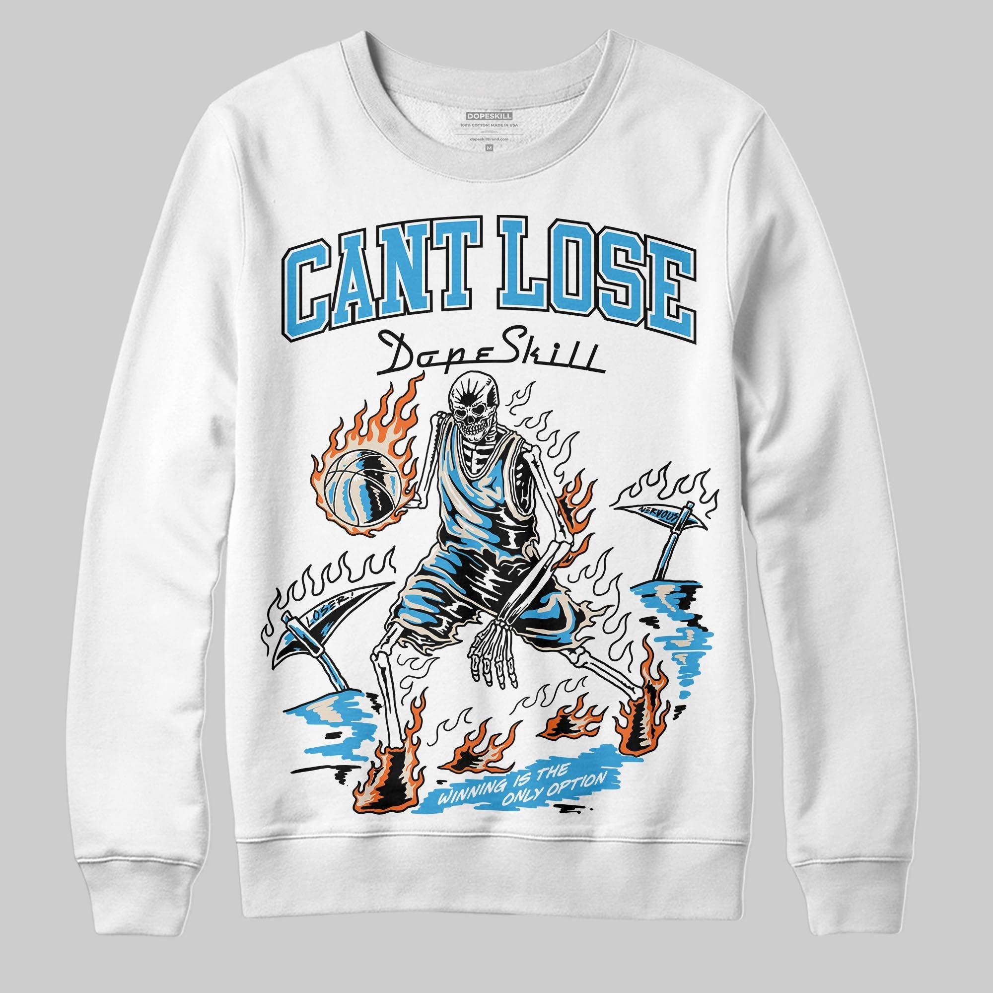 UNC Reimagined 1s superstreetwear Sweatshirt Cant Lose Graphic