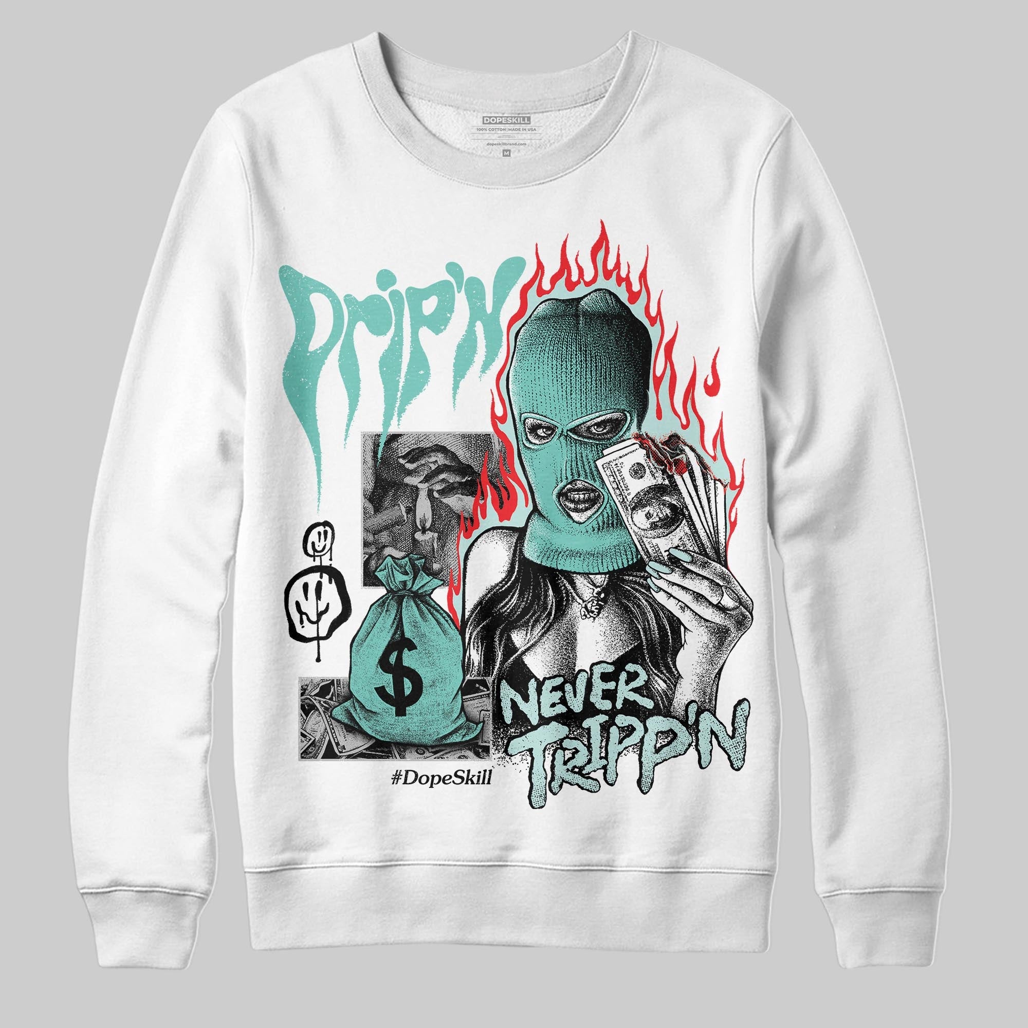 Igloo 11s superstreetwear Sweatshirt Drip'n Never Tripp'n Graphic