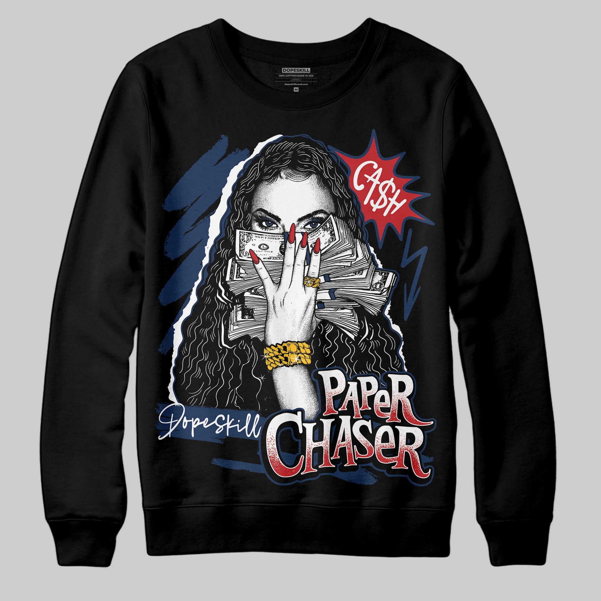 Summit White Navy 4s superstreetwear Sweatshirt NPC Graphic