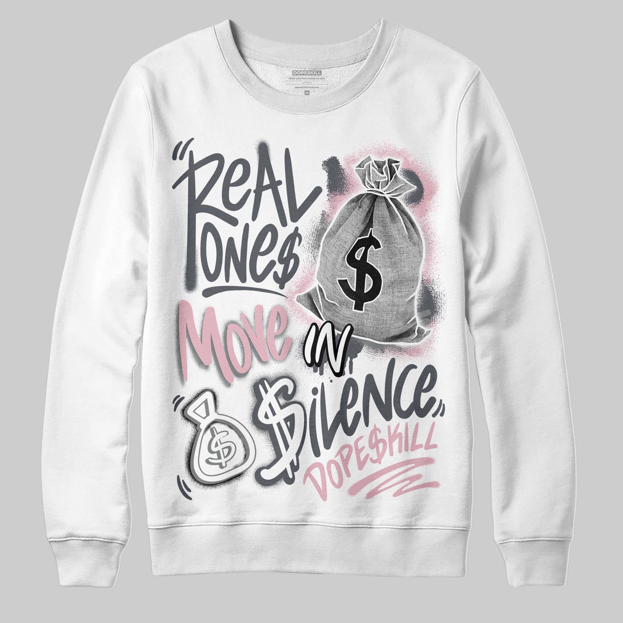 Max 95 OG ¡°Pink Foam¡± superstreetwear Sweatshirt Real Ones Move In Silence Graphic