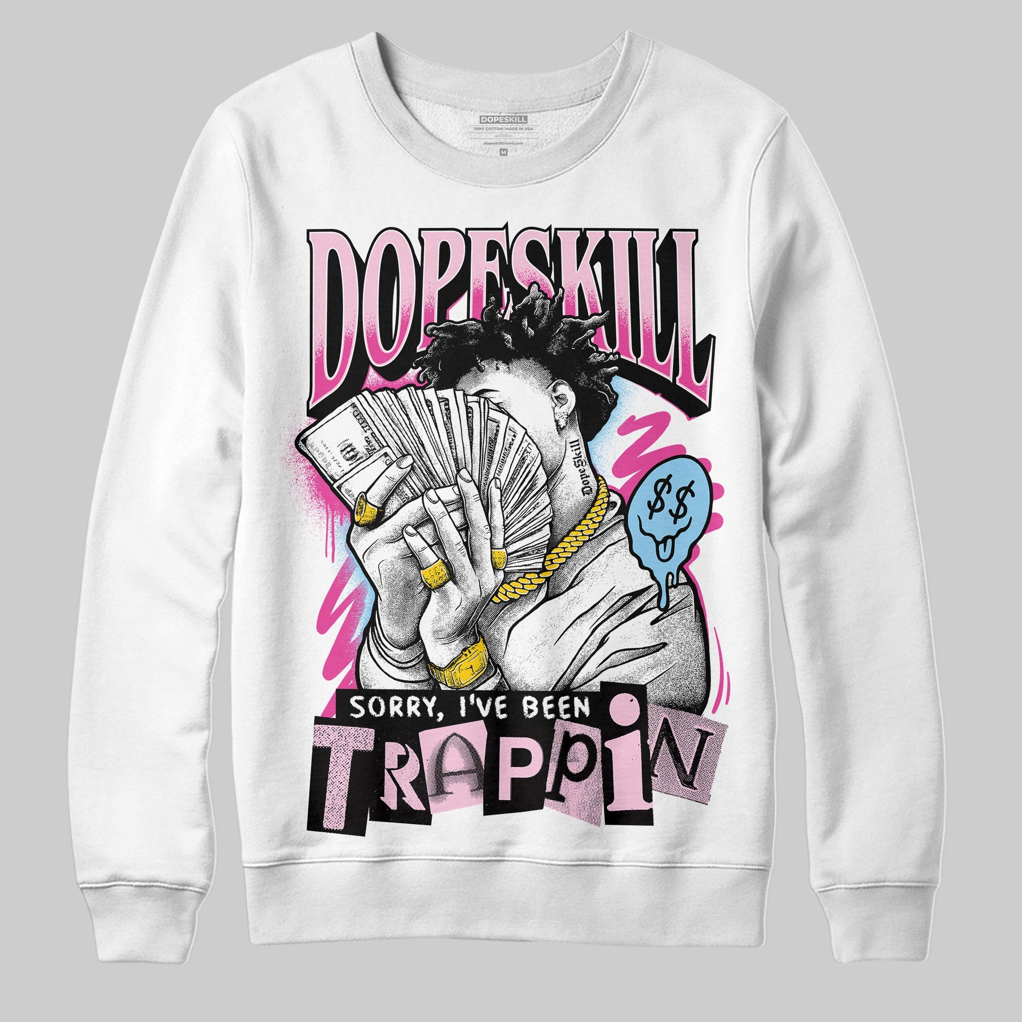 Doernbecher 6s superstreetwear Sweatshirt Sorry I've Been Trappin Graphic