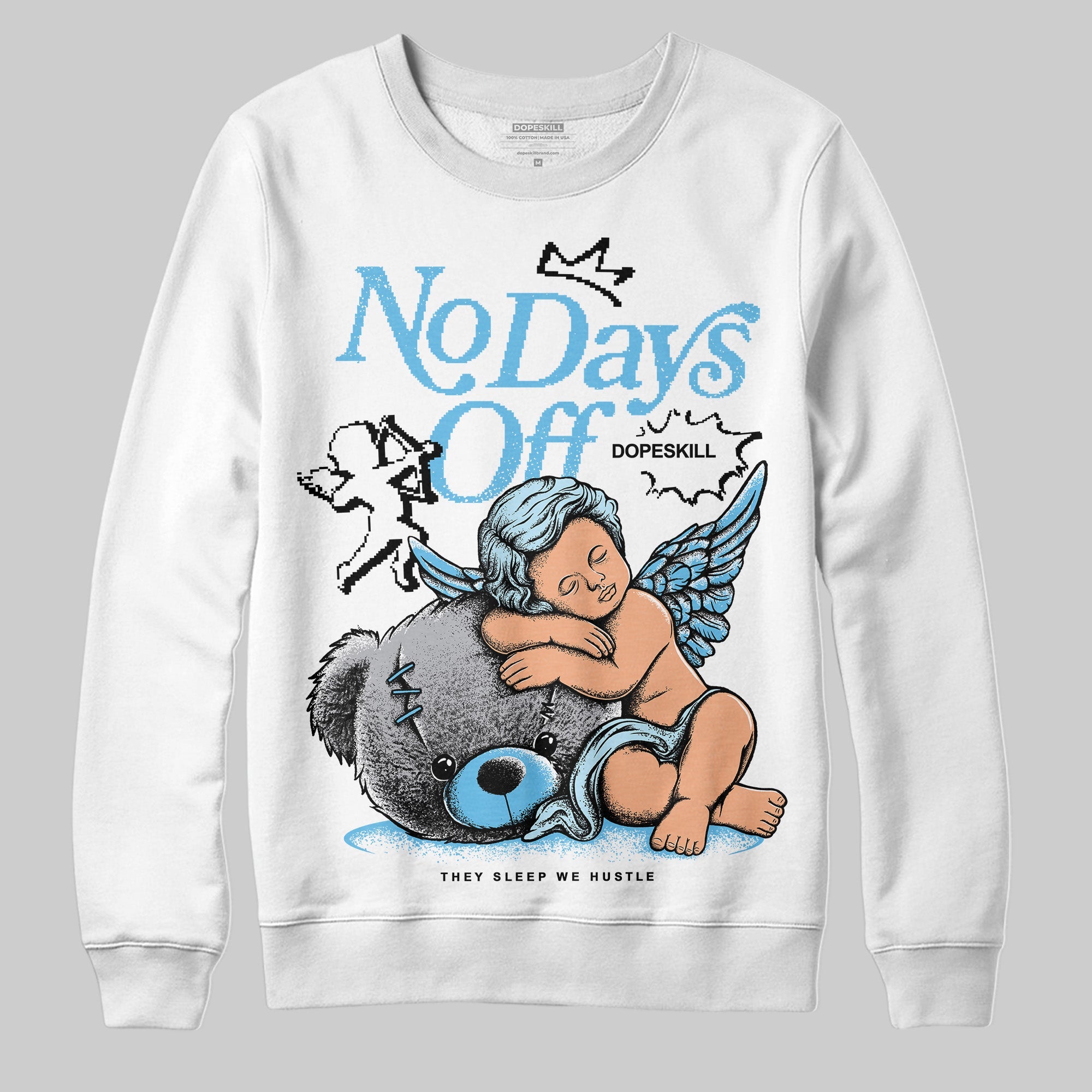 Legend Blue 11s superstreetwear Sweatshirt New No Days Off Graphic