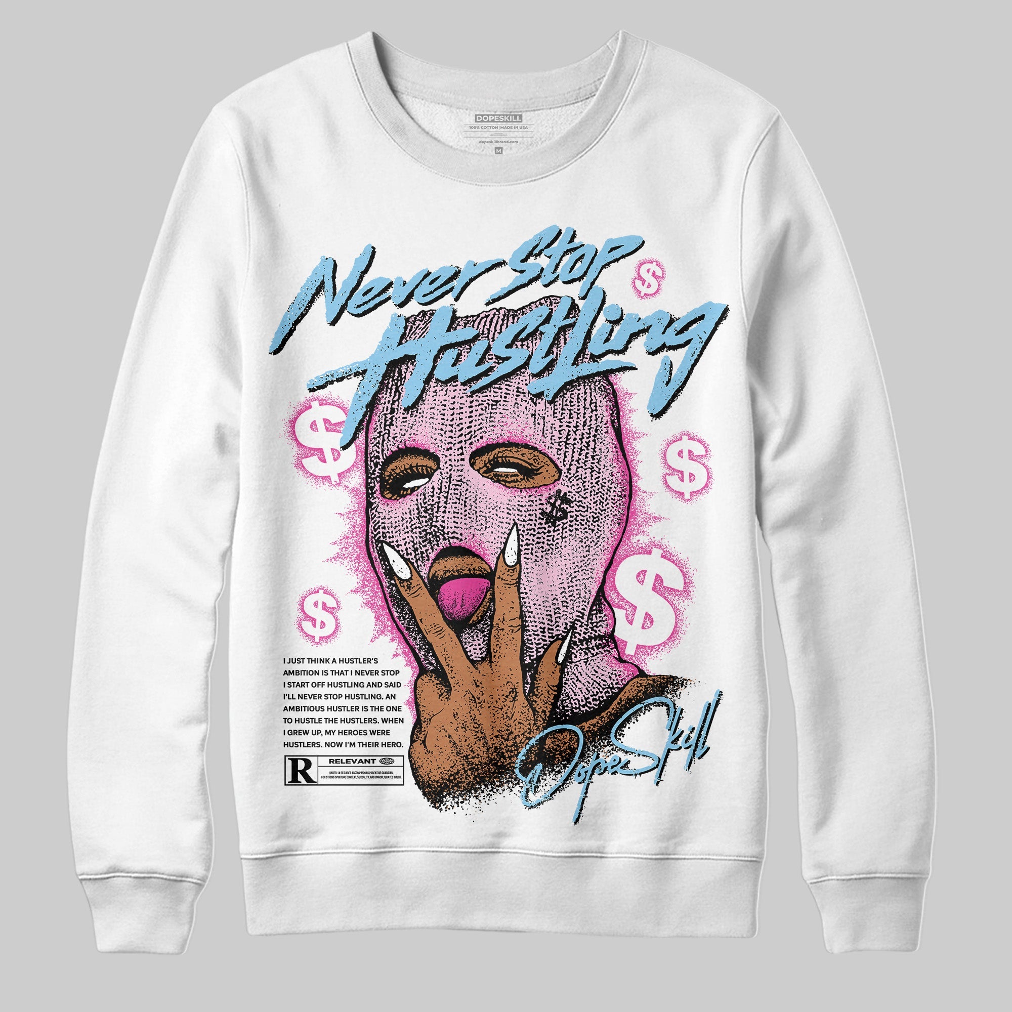 Doernbecher 6s superstreetwear Sweatshirt Never Stop Hustling Graphic
