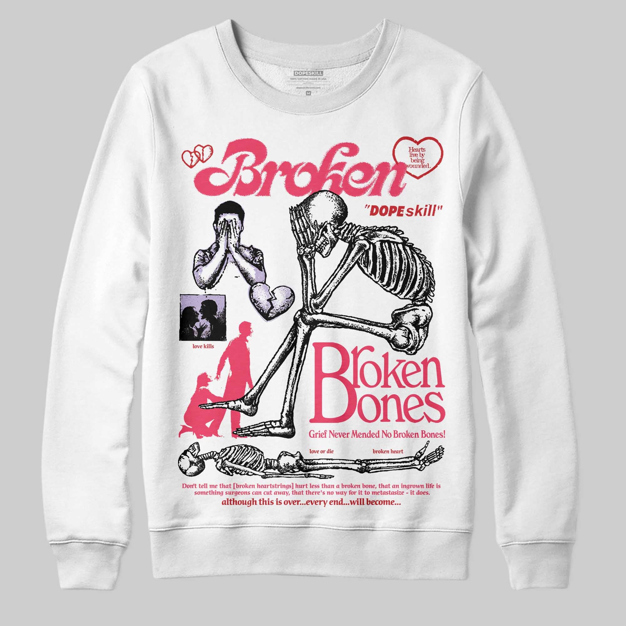 Peanut Butter Jelly 5s superstreetwear Sweatshirt Broken Bones Graphic
