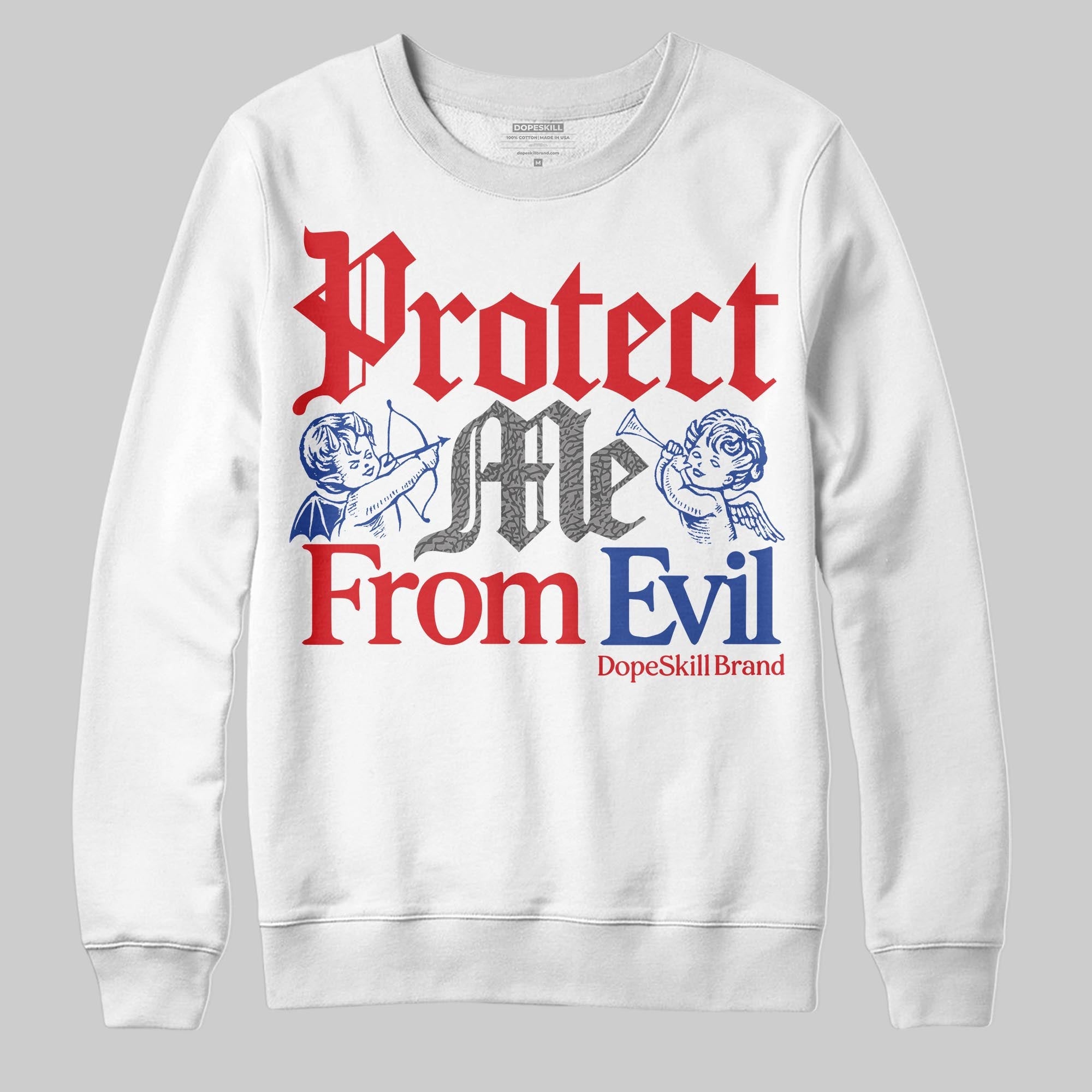 Seoul 2.0 3s superstreetwear Sweatshirt Protect Me From Evil Graphic