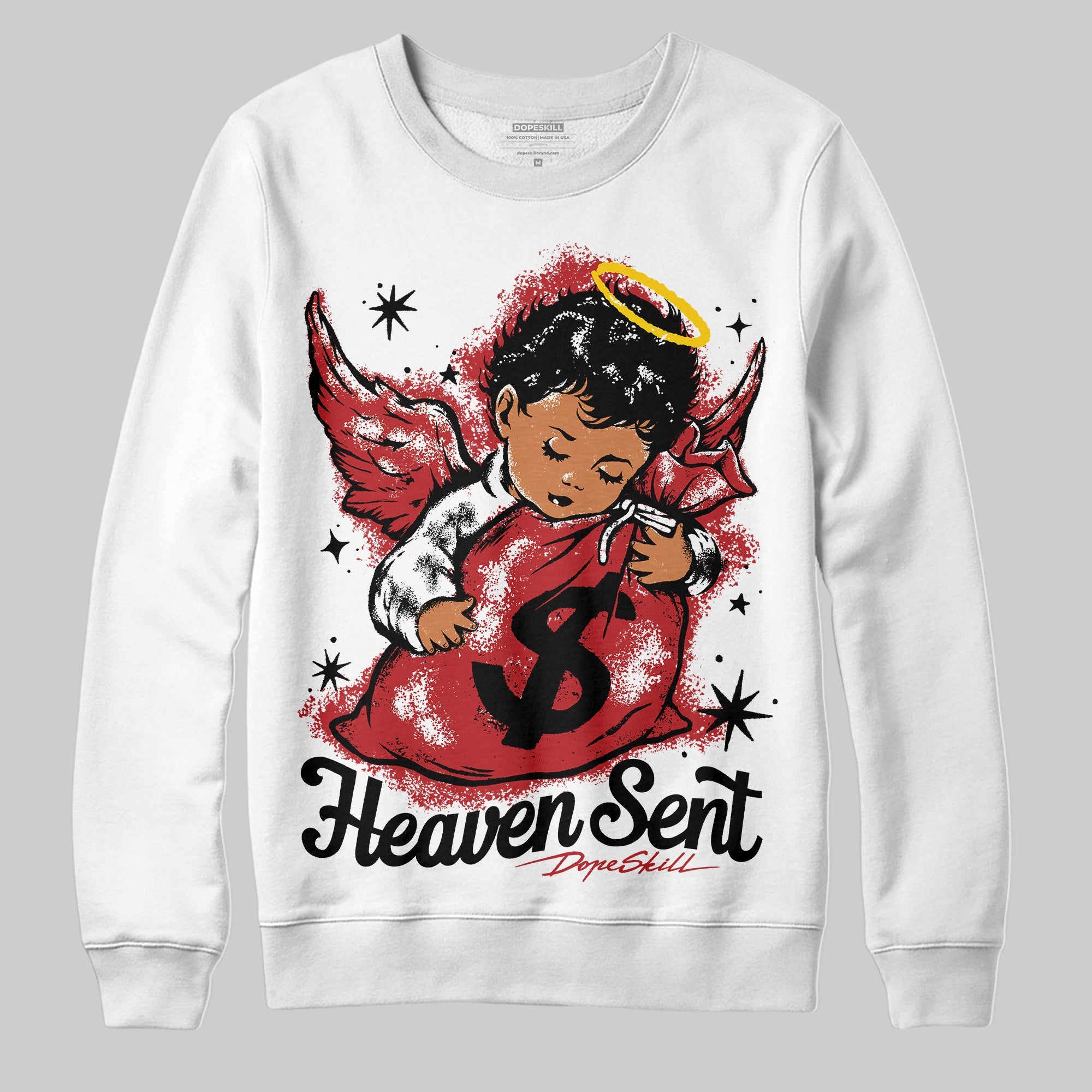 Black Toe Reimagined 1s superstreetwear Sweatshirt Heaven Sent Graphic