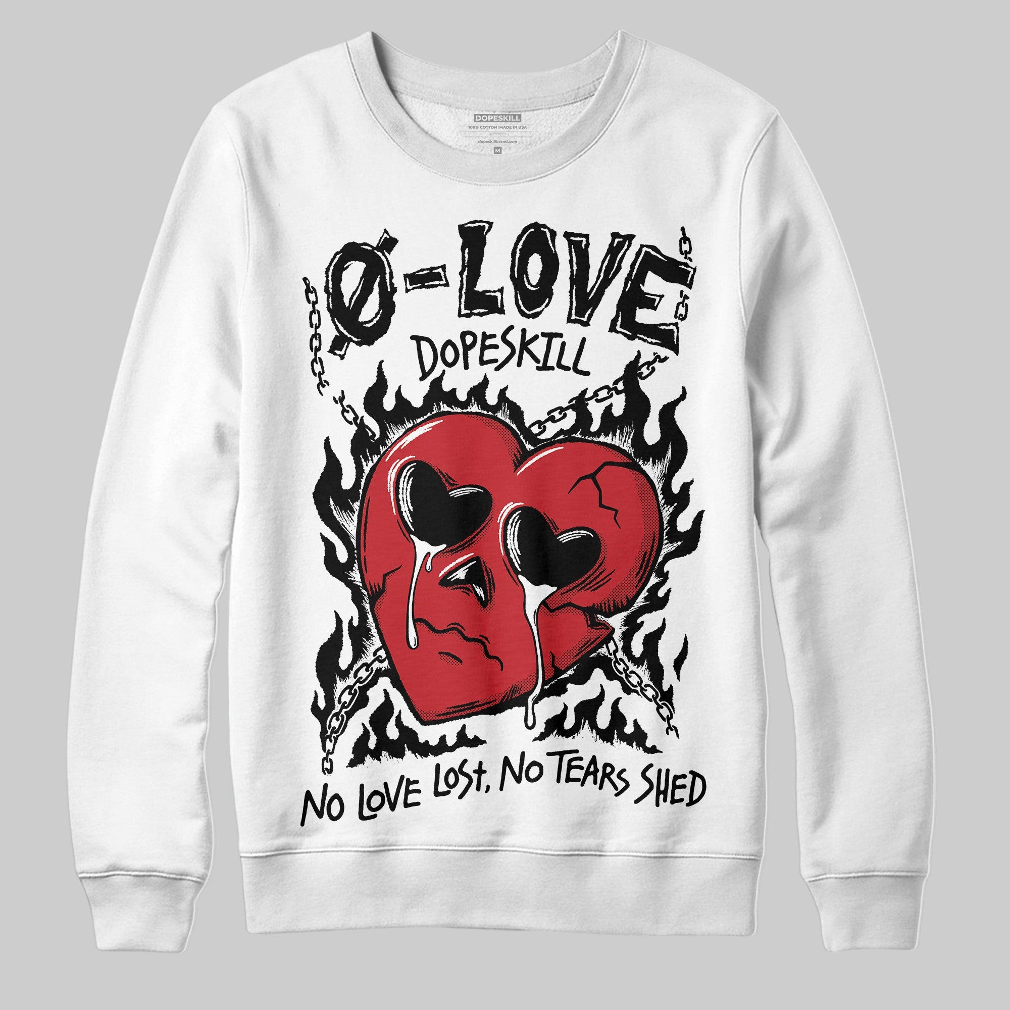Bred Velvet 11s superstreetwear Sweatshirt Crying Heart Graphic