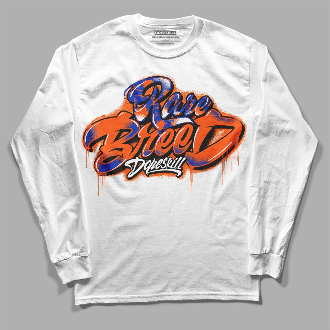 Dunk Low Futura Orange Blaze superstreetwear Long Sleeve T-Shirt Rare Breed Type Graphic