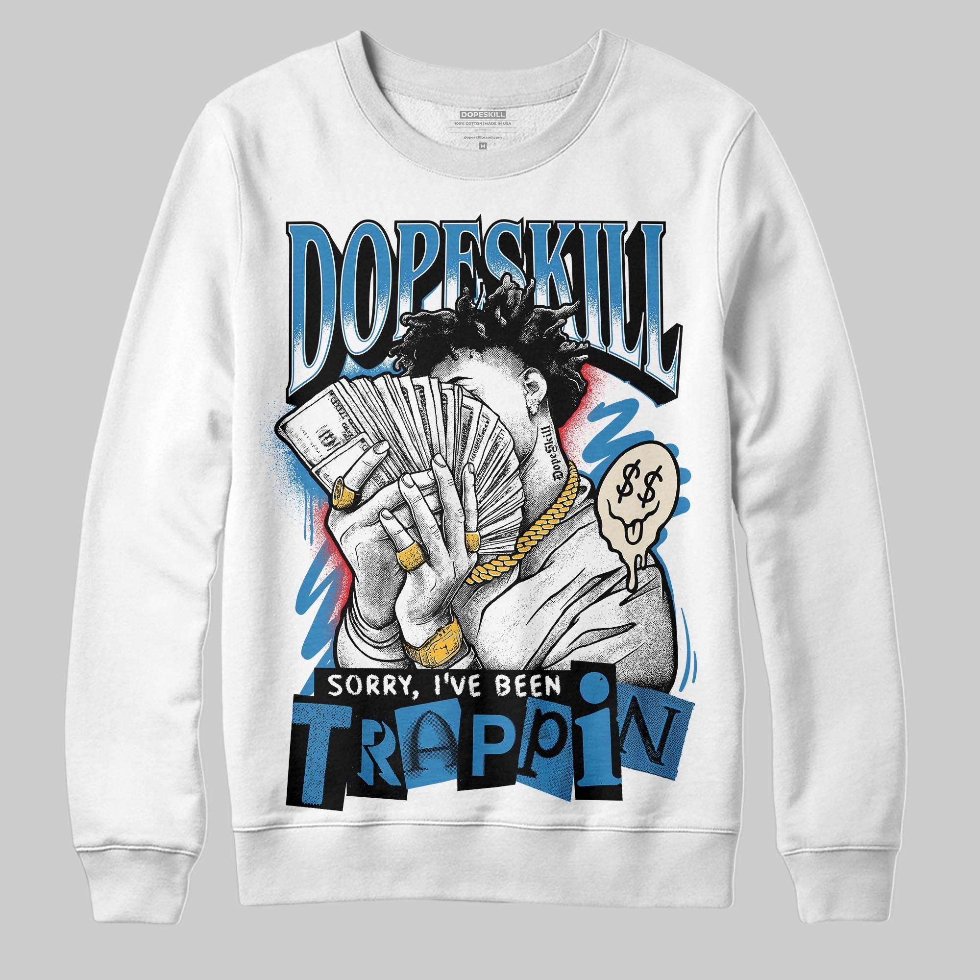 Rare Air 3s superstreetwear Sweatshirt Sorry I've Been Trappin Graphic