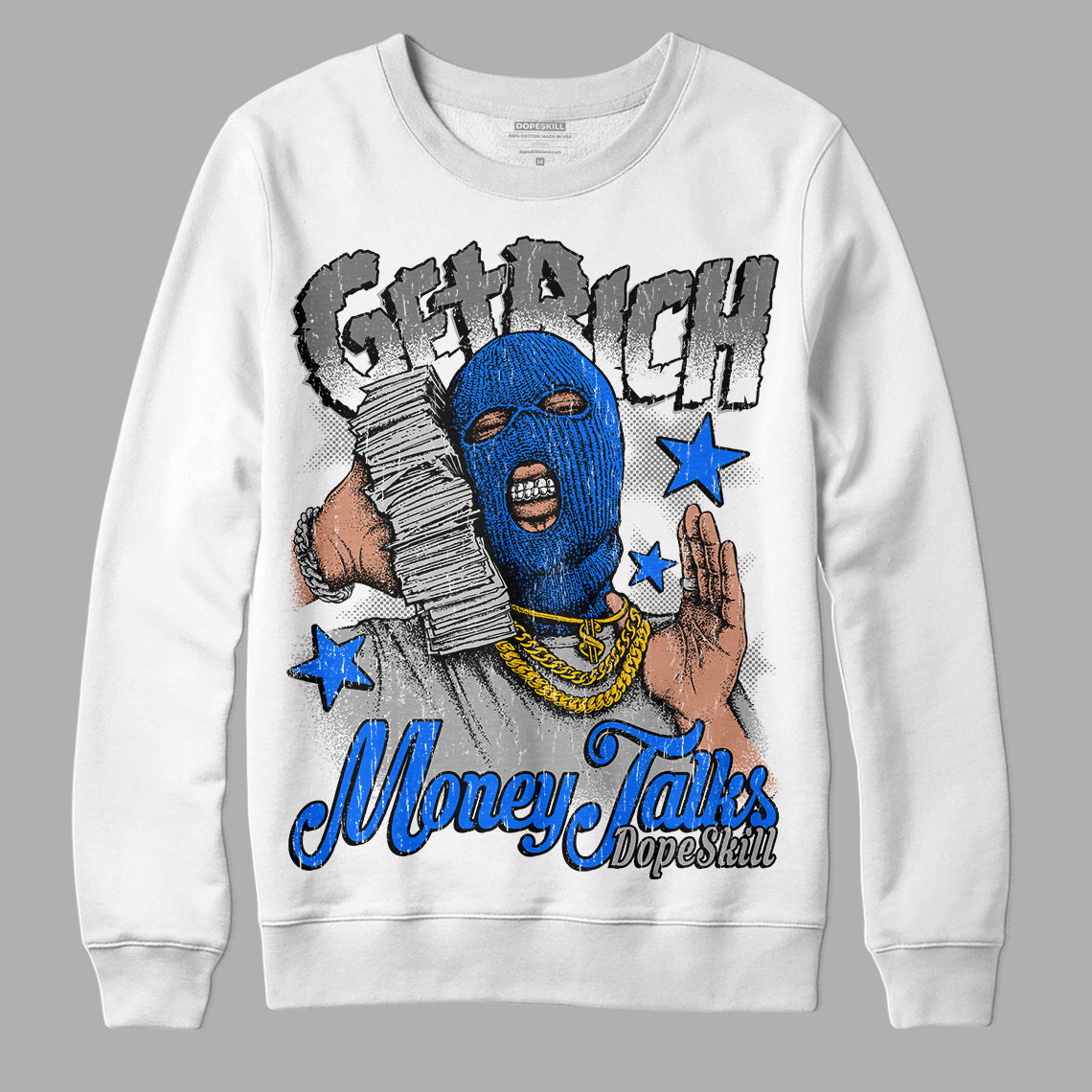 Stealth 12s superstreetwear Sweatshirt Get Rich Graphic
