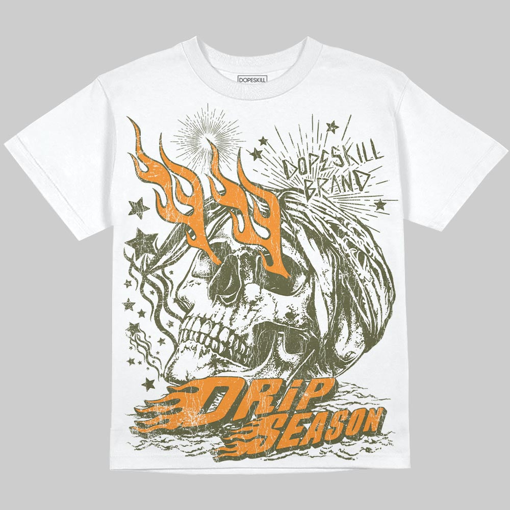 Olive 5s superstreetwear Oversize Print T-Shirt Drip Season Graphic