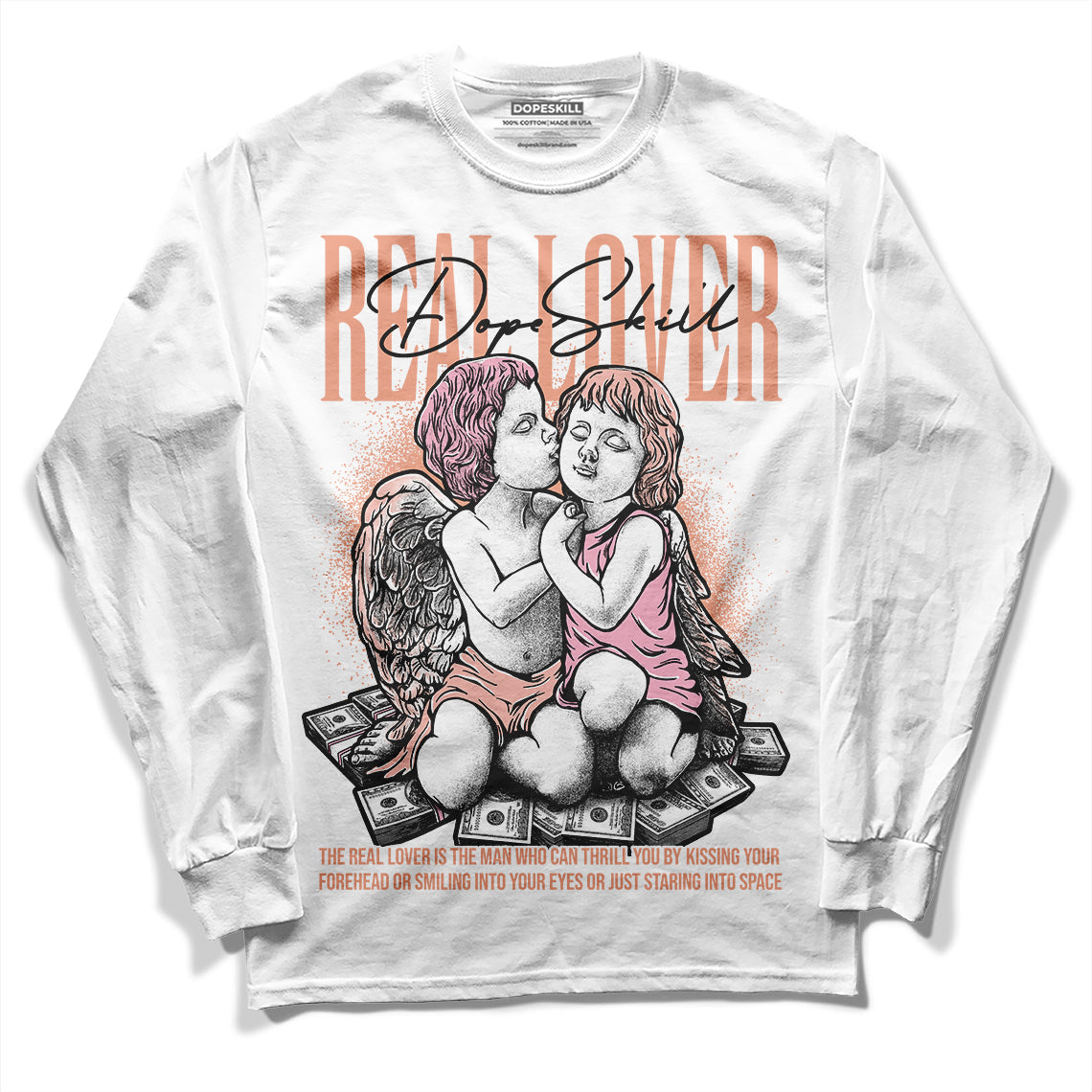 Legend Pink 11s superstreetwear Long Sleeve T-Shirt Real Lover Graphic