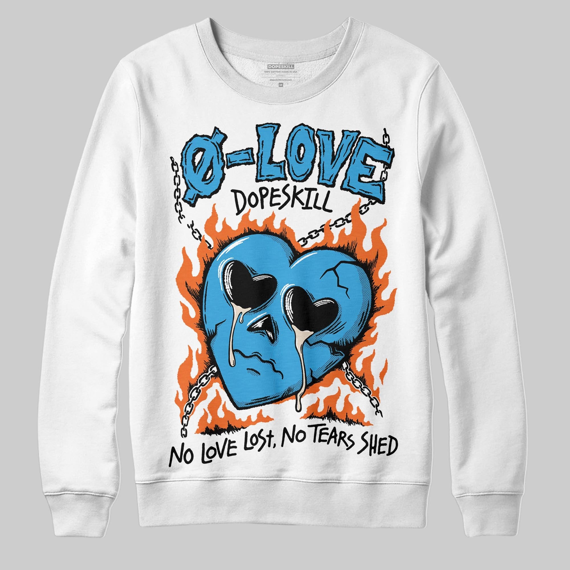 UNC Reimagined 1s superstreetwear Sweatshirt Crying Heart Graphic
