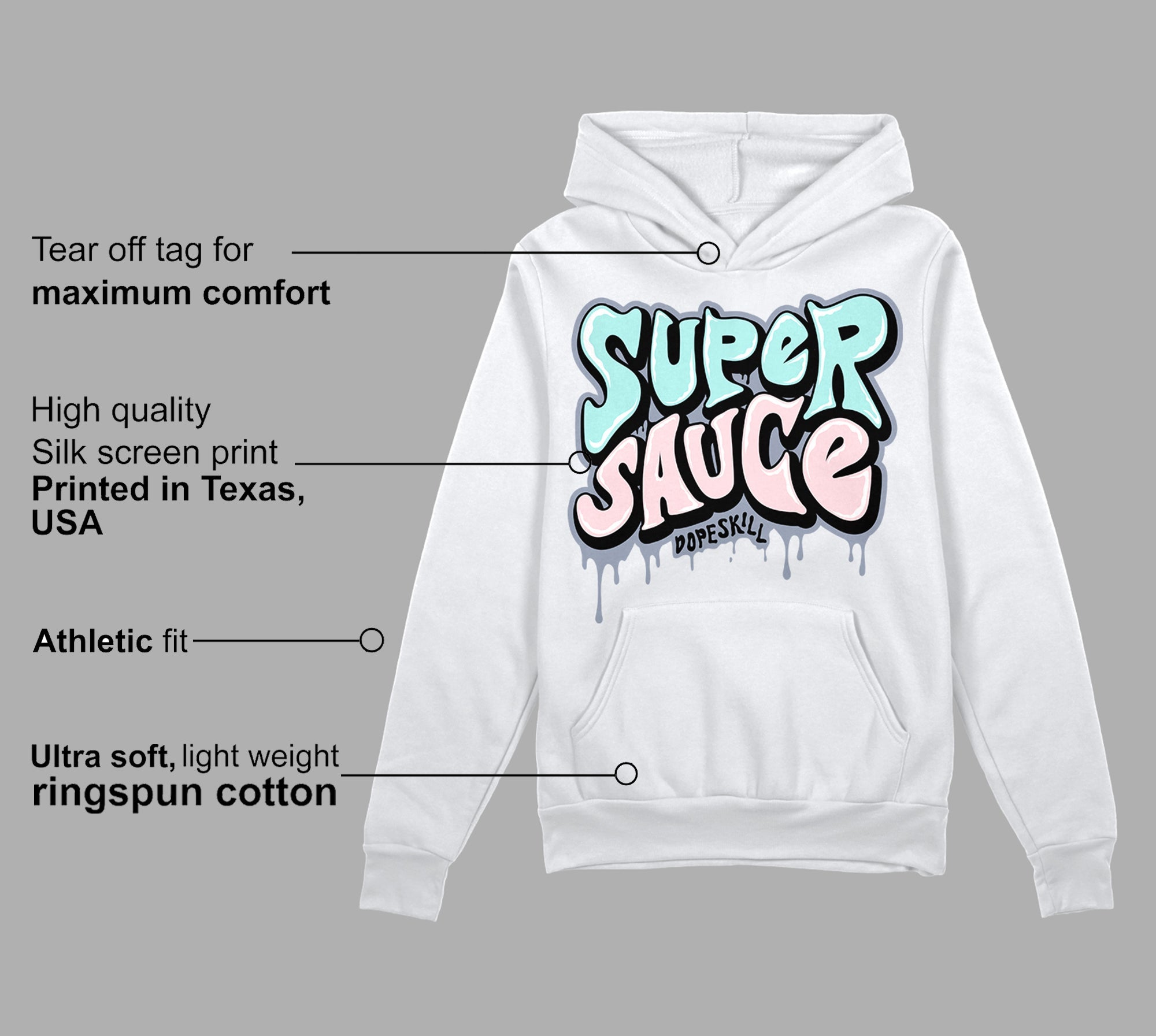Easter 5s superstreetwear Hoodie Sweatshirt Super Sauce Graphic