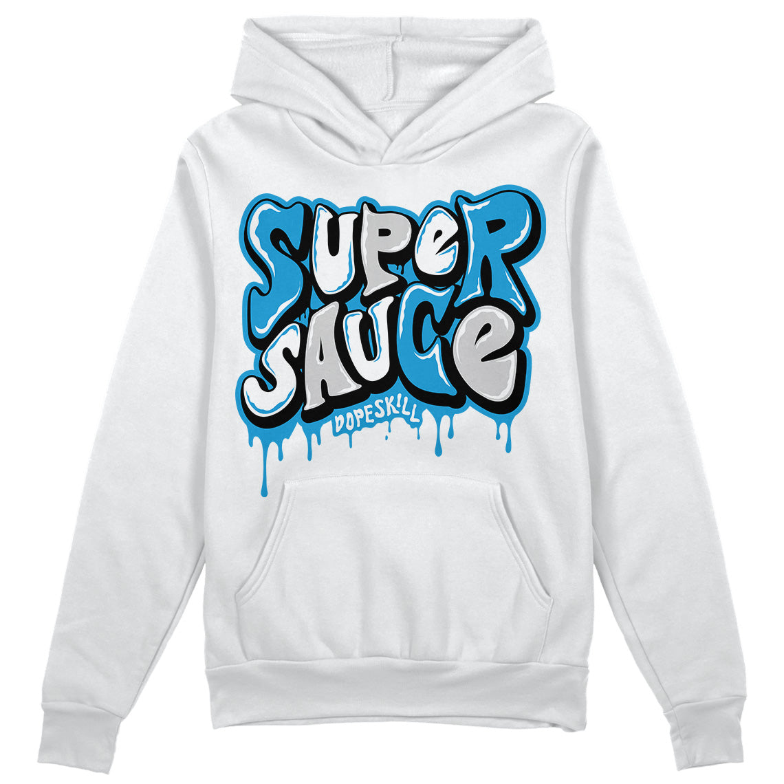 Military Blue 4s superstreetwear Hoodie Sweatshirt Super Sauce Graphic