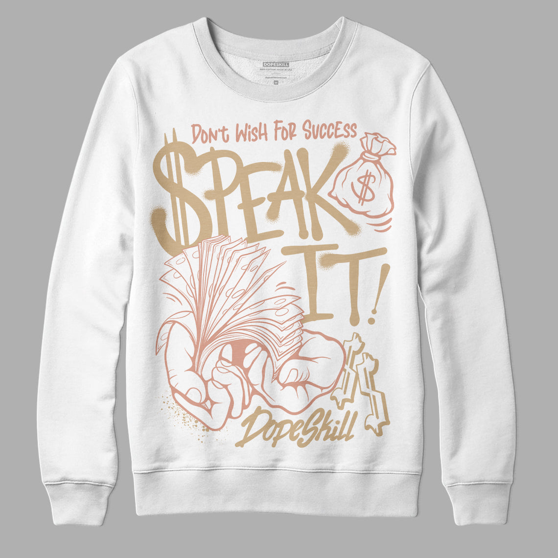 TAN Collection superstreetwear Sweatshirt Speak It Graphic