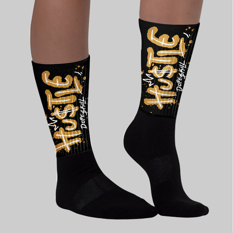 Gratitude 11s superstreetwear Sublimated Socks Hustle Graphic