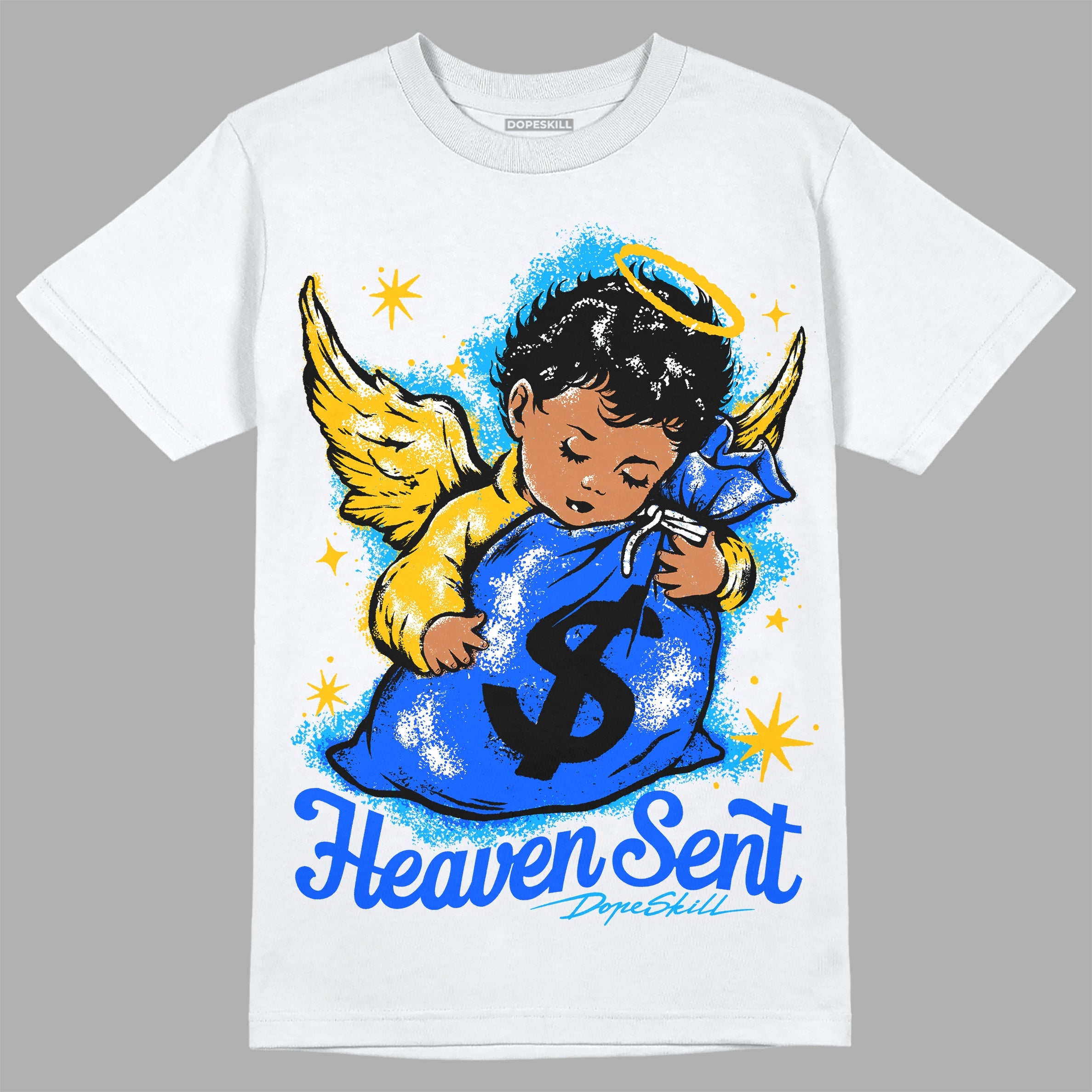 Royal Blue Collection superstreetwear T-Shirt Heaven Sent Graphic
