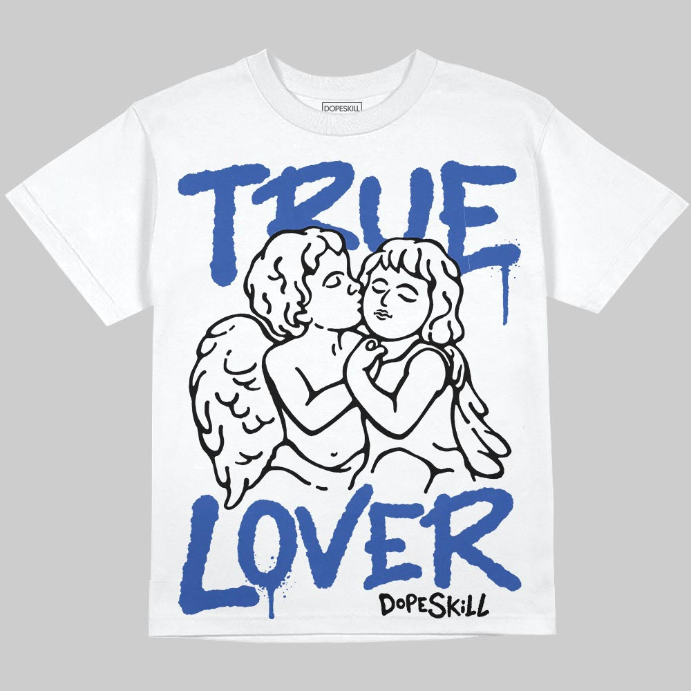 Royal Blue Collection superstreetwear Oversize Print T-Shirt True Lover Graphic