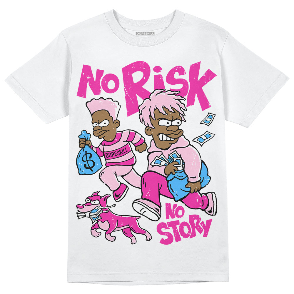 Pink Collection superstreetwear T-Shirt No Risk No Story Graphic