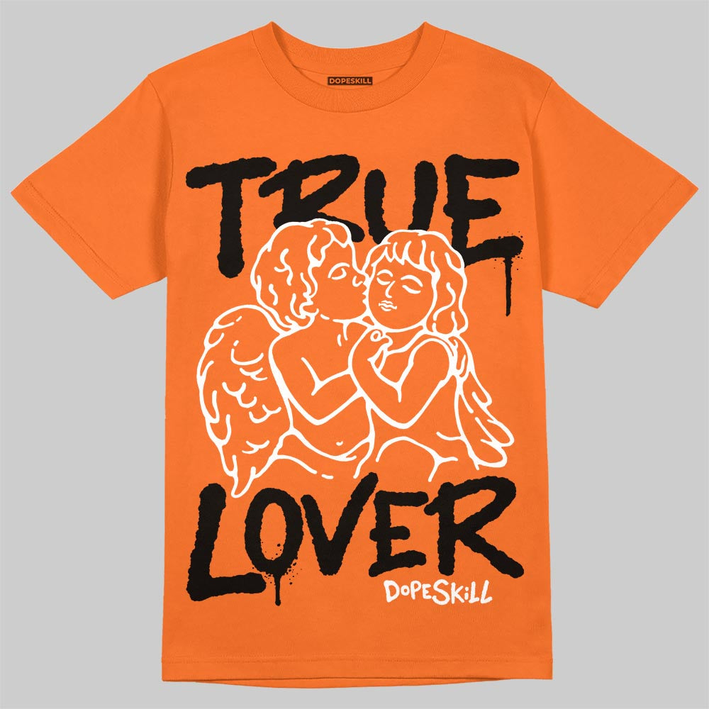 Orange Black White superstreetwear T-Shirt True Lover Graphic