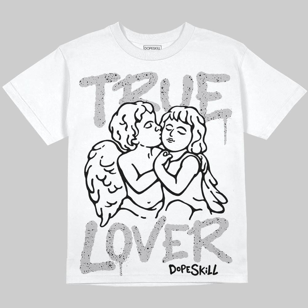White Cement 4s superstreetwear Oversize Print T-Shirt True Lover Graphic