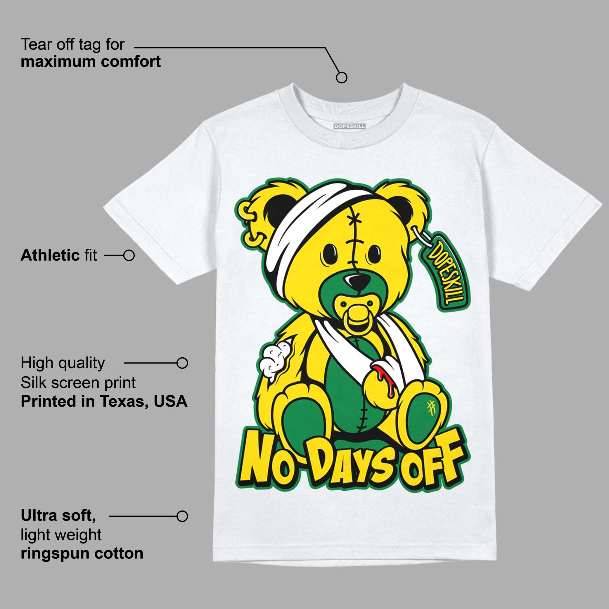 Dunk Low Reverse Brazil superstreetwear T-Shirt Hurt Bear Graphic