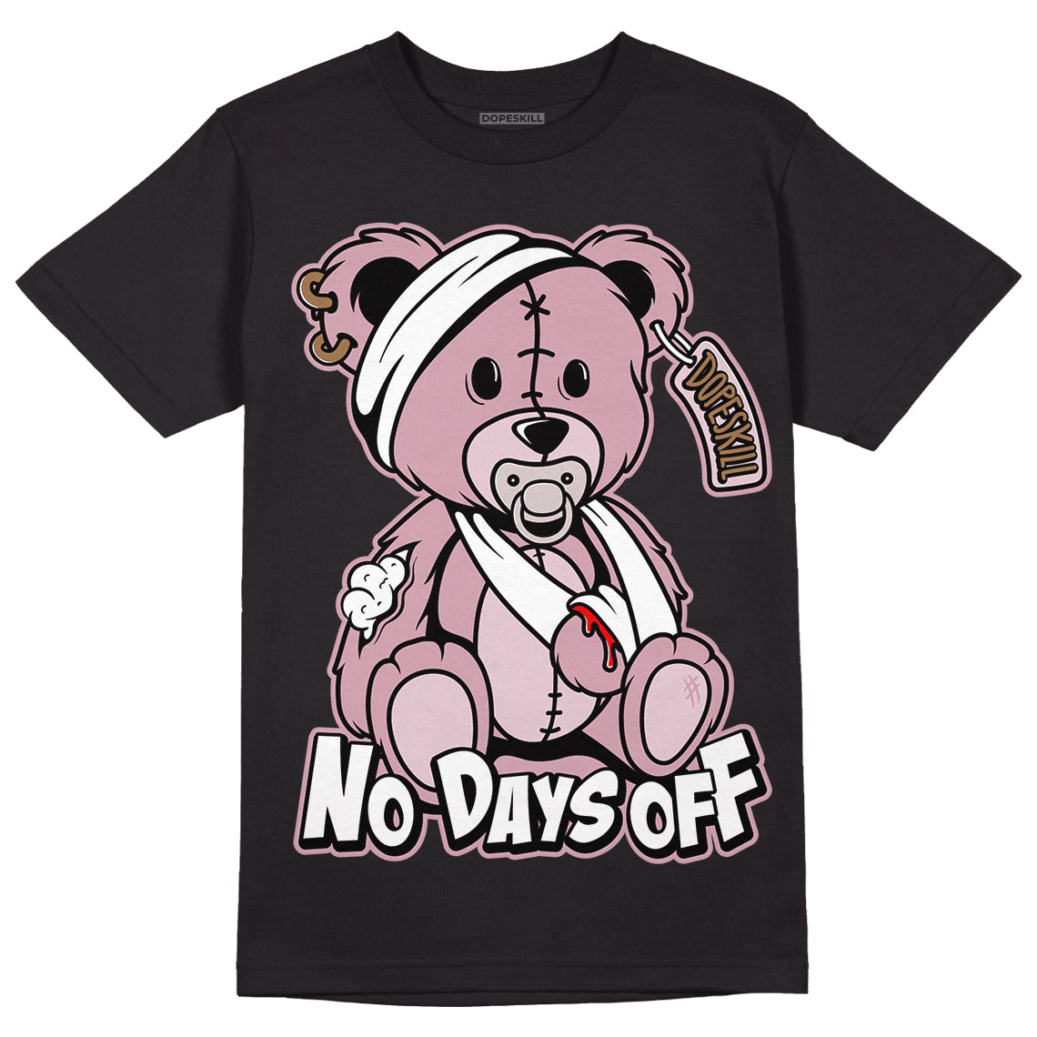 Dunk Low Teddy Bear Pink superstreetwear T-Shirt Hurt Bear Graphic