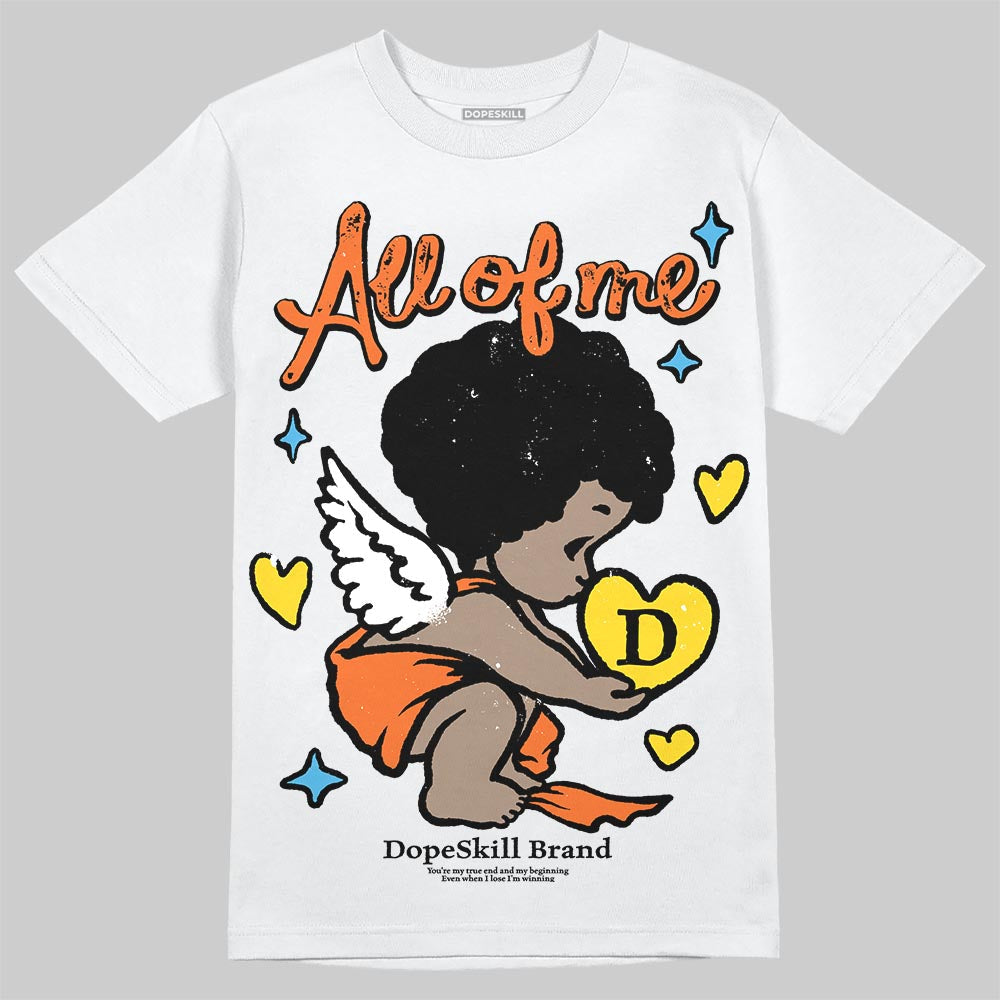 Orange Black White superstreetwear T-Shirt All Of Me Graphic