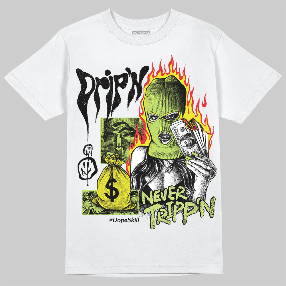 Bright Cactus 13s superstreetwear T-Shirt Drip'n Never Tripp'n Graphic