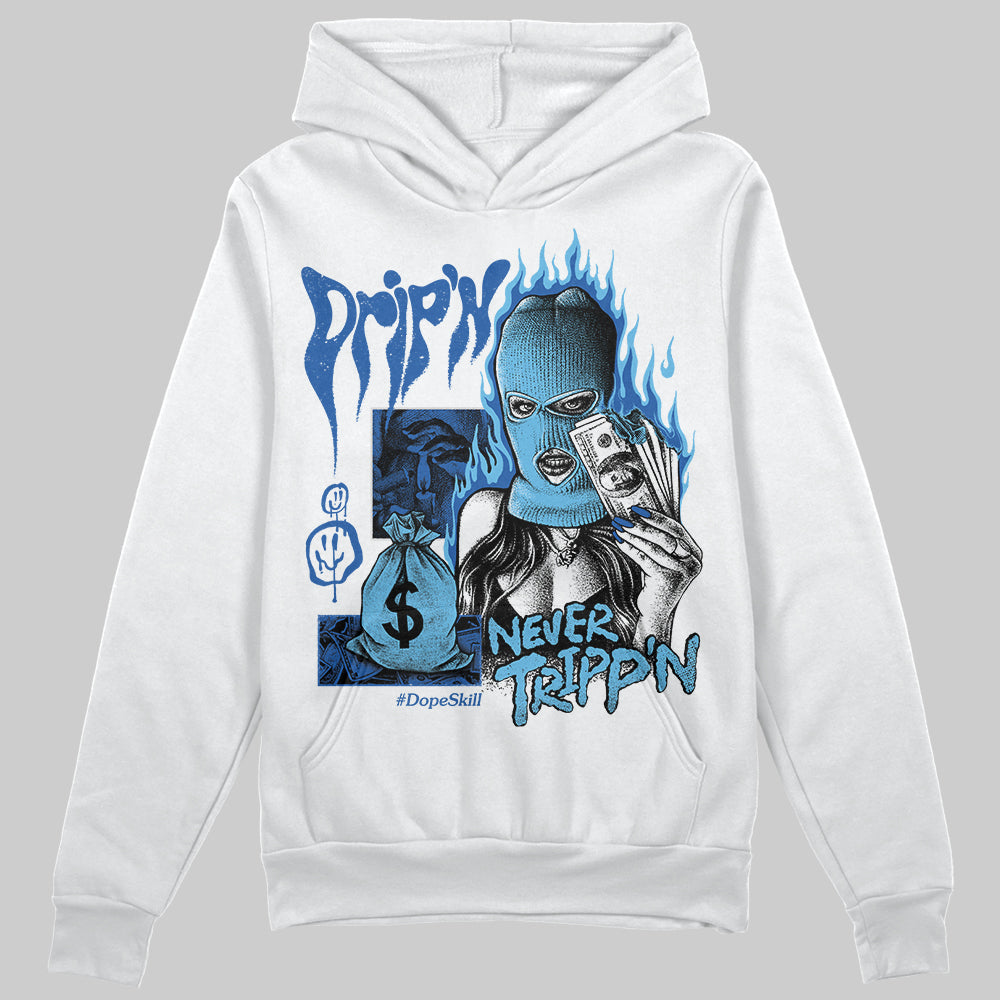 Blueberry 12s superstreetwear Hoodie Sweatshirt Drip'n Never Tripp'n Graphic