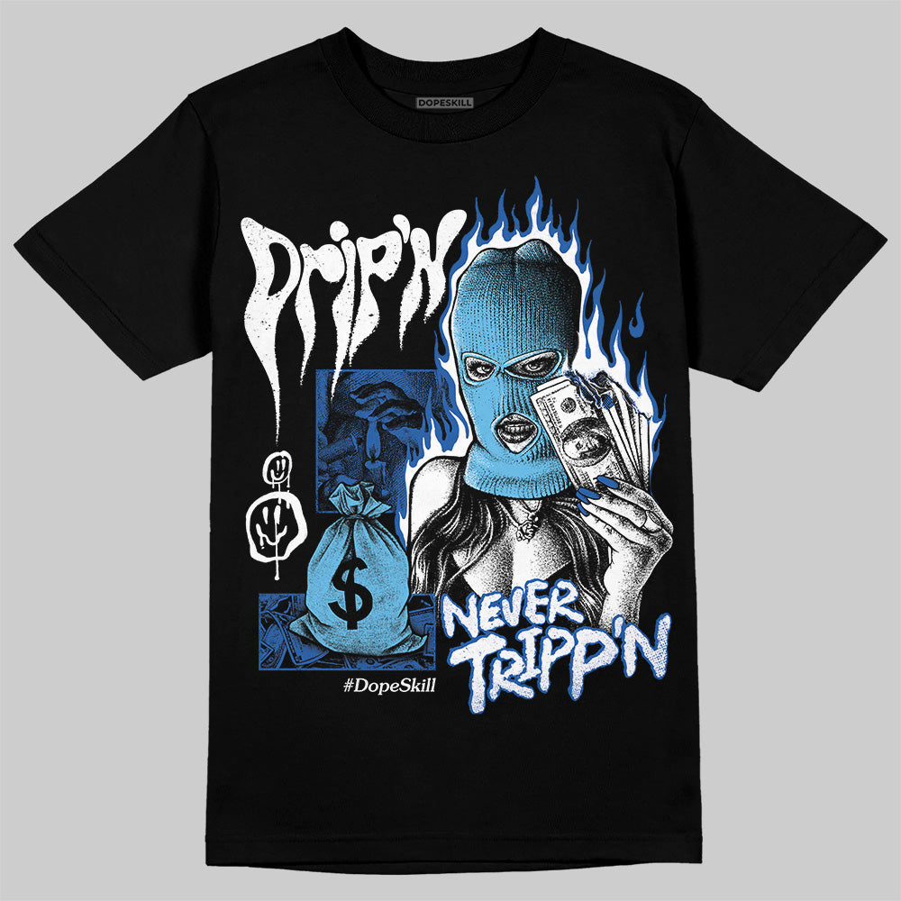 Blueberry 12s superstreetwear T-Shirt Drip'n Never Tripp'n Graphic