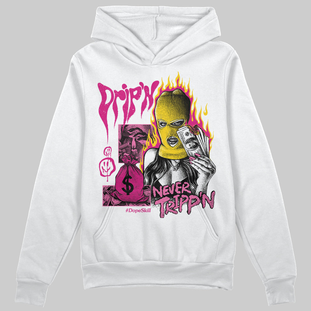 Rick RO Pink Leather Sneakers superstreetwear Hoodie Sweatshirt Drip'n Never Tripp'n Graphic