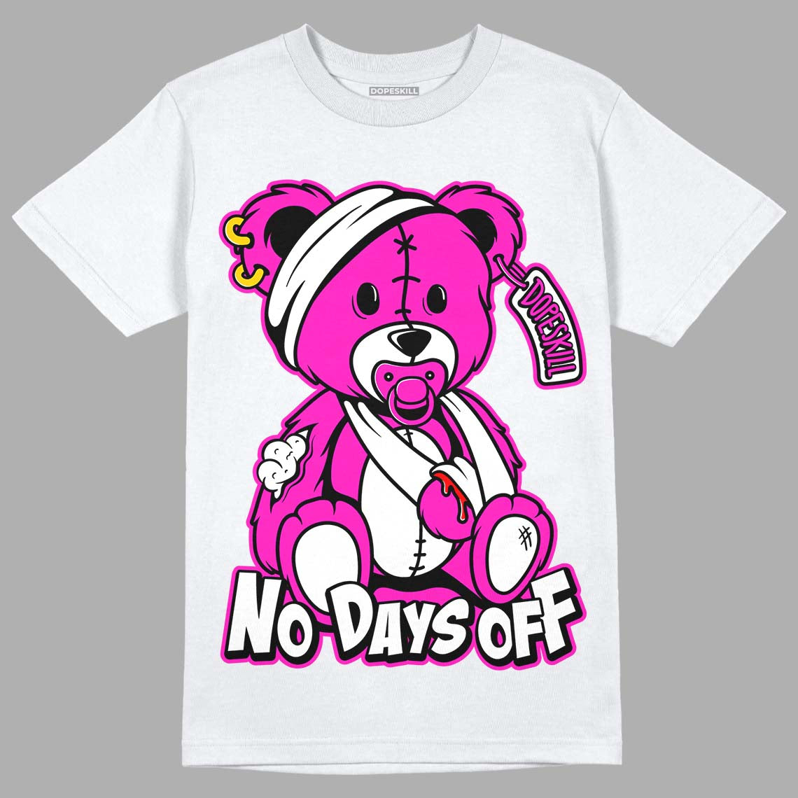 Dunk Low Active Fuchsia superstreetwear T-Shirt Hurt Bear Graphic
