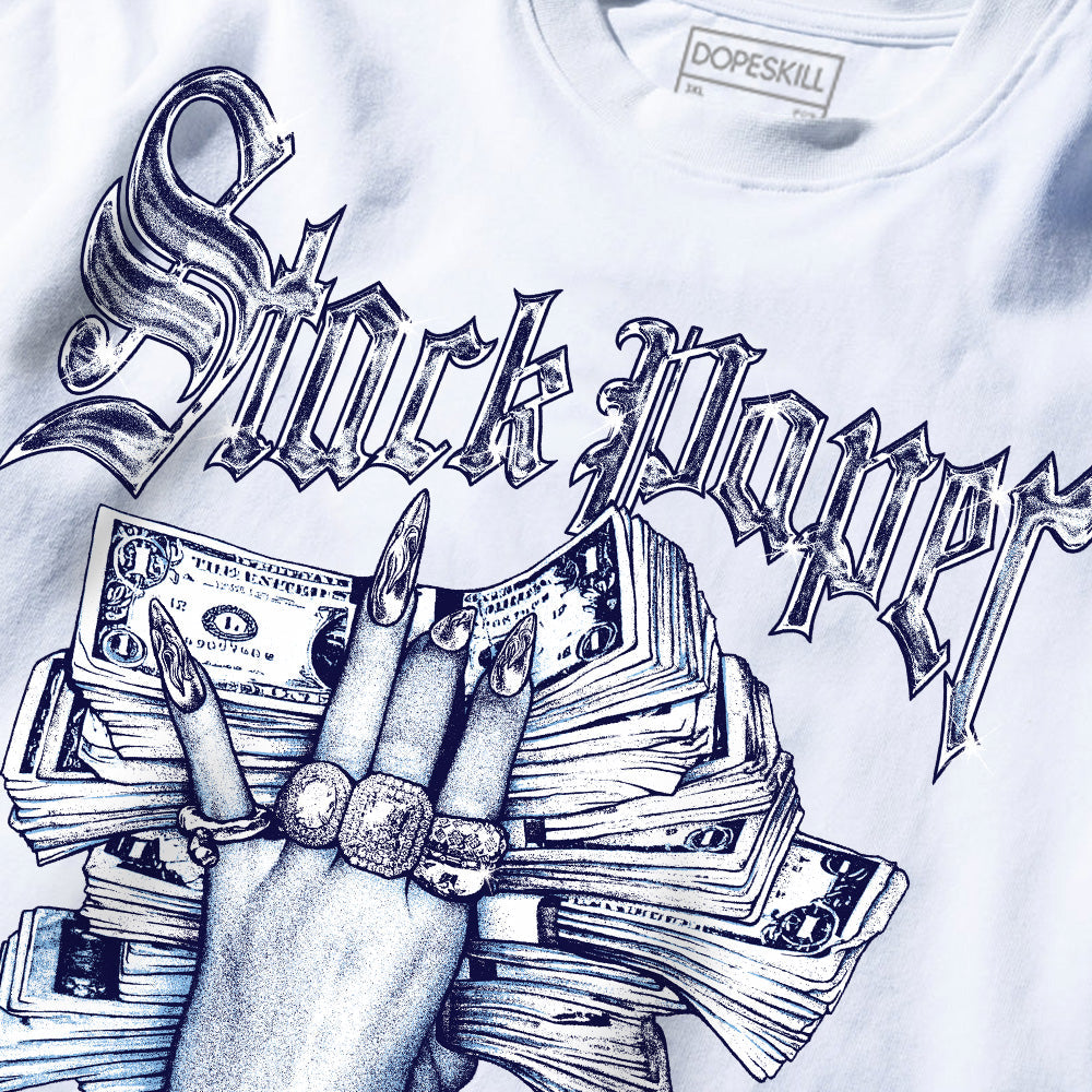 Stack Paper University Blue Graphic superstreetwear Premium T-Shirt