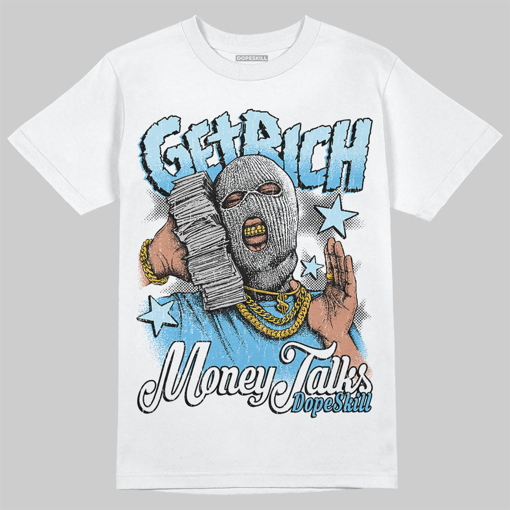 Legend Blue 11s superstreetwear T-Shirt Get Rich Graphic