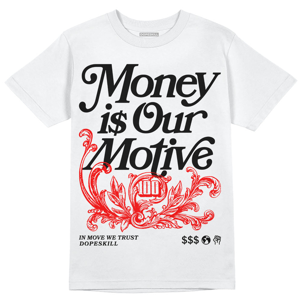 Dunk Panda White Black superstreetwear T-Shirt Money Is Our Motive Typo Graphic