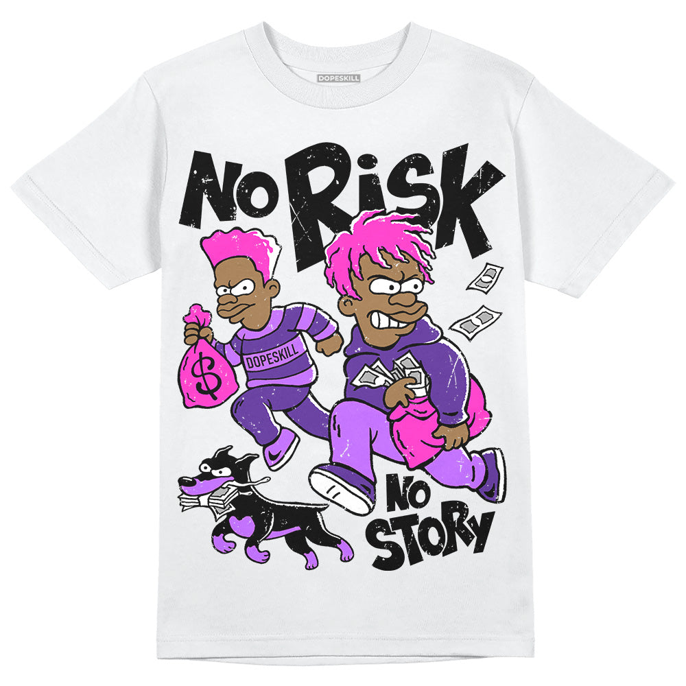 PURPLE Collection superstreetwear T-Shirt No Risk No Story Graphic