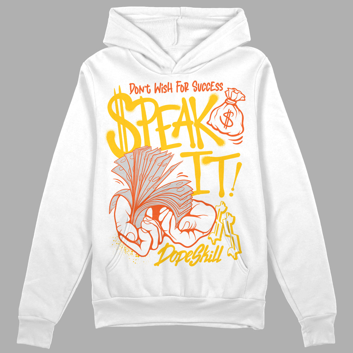 Yellow Collection superstreetwear Hoodie Sweatshirt Speak It Graphic