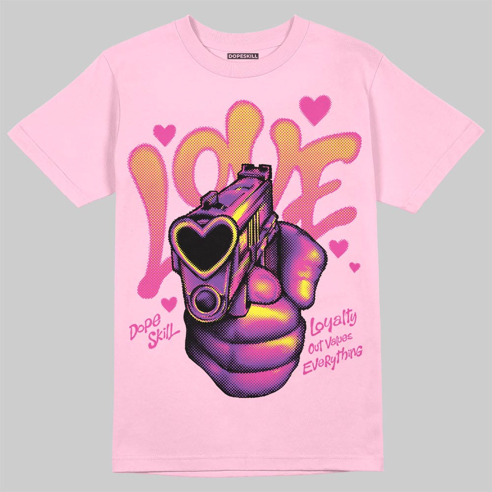 Pink Collection superstreetwear T-Shirt Love Shot Graphic