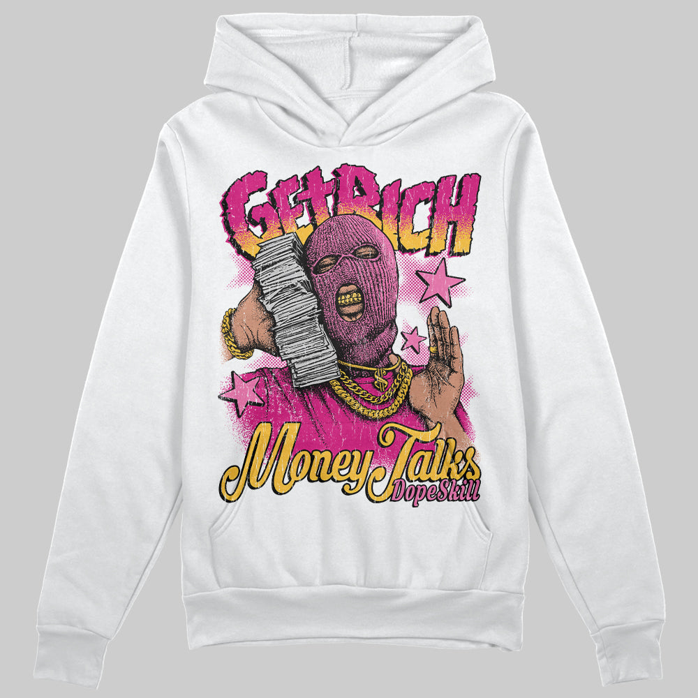 Rick RO Pink Leather Sneakers superstreetwear Hoodie Sweatshirt Get Rich Graphic