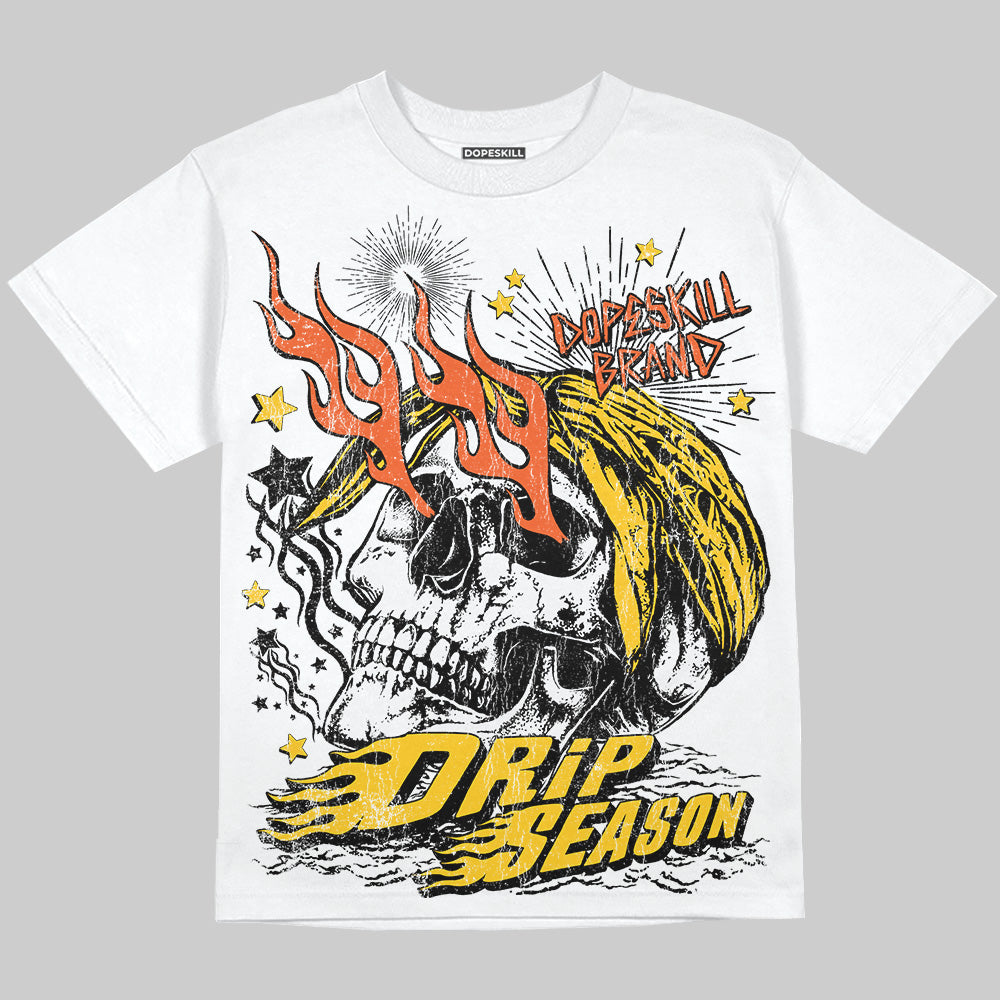 Yellow Collection superstreetwear Oversize Print T-Shirt Drip Season Graphic