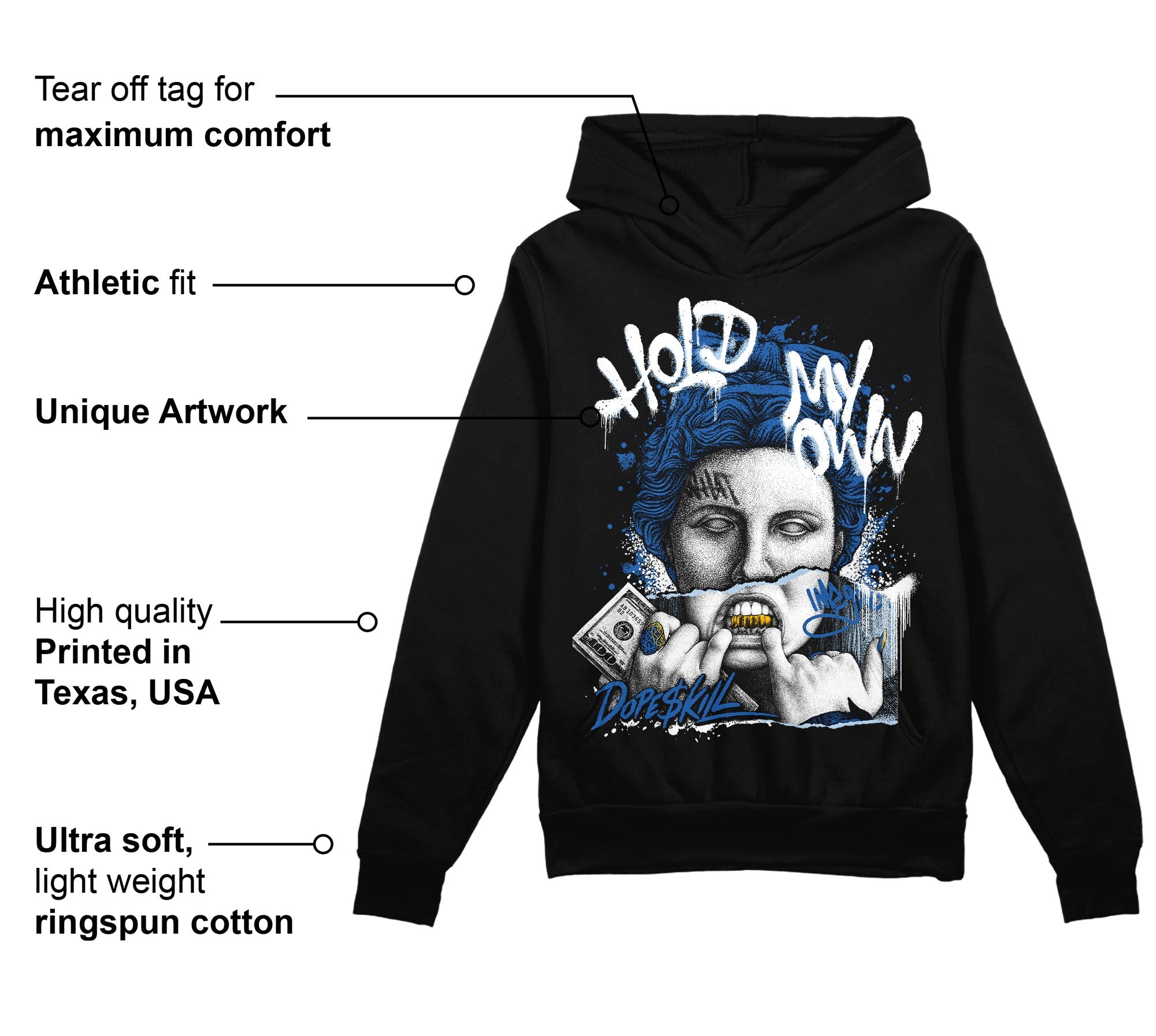 Space Jam 11s superstreetwear Hoodie Sweatshirt Hold My Own Graphic