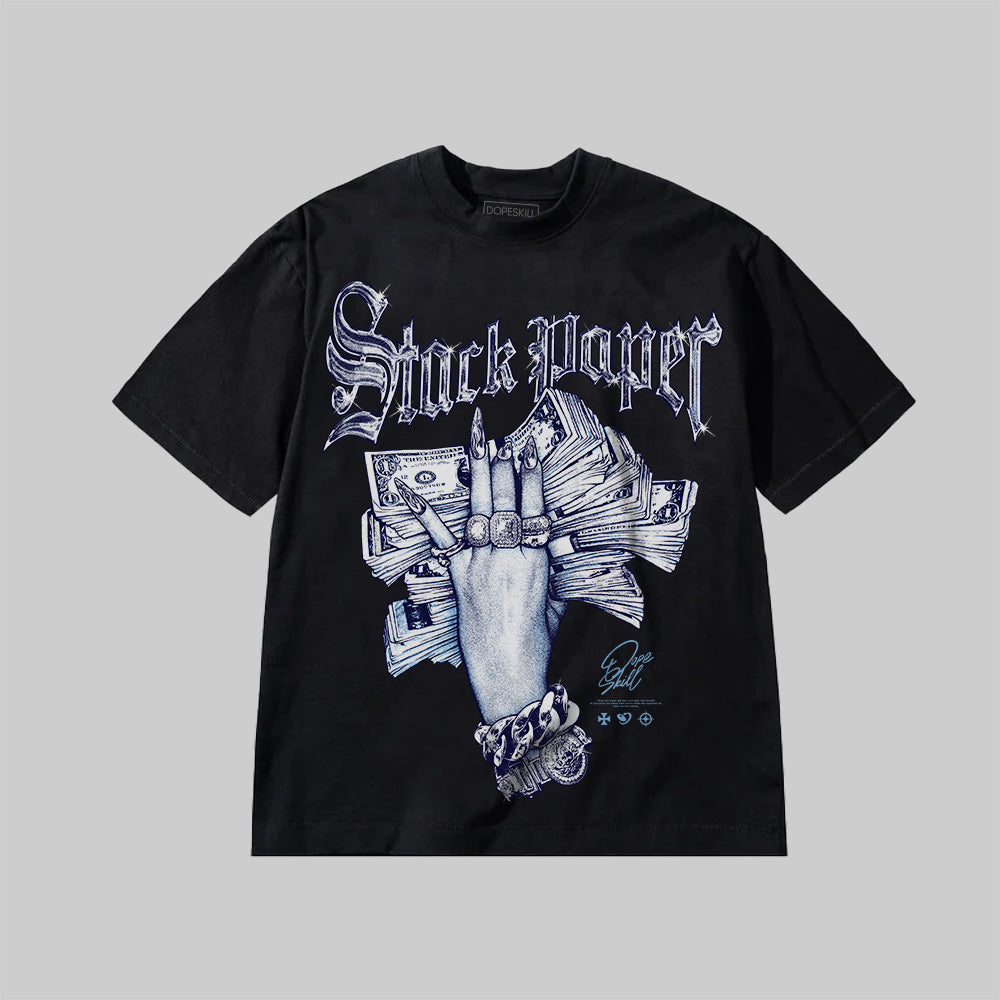 Stack Paper University Blue Graphic superstreetwear Premium T-Shirt