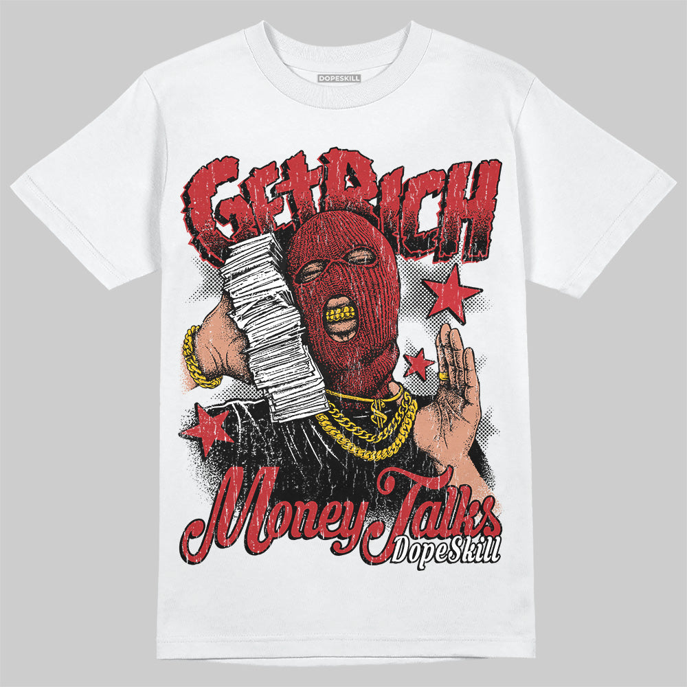 Flu Game 12s superstreetwear T-Shirt Get Rich Graphic