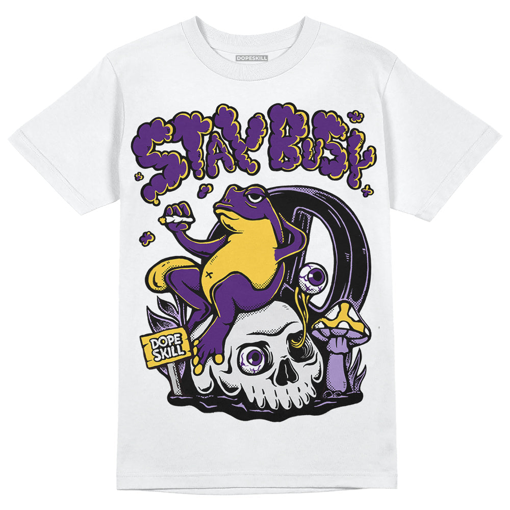 Field Purple 12s superstreetwear T-Shirt Stay Busy Graphic